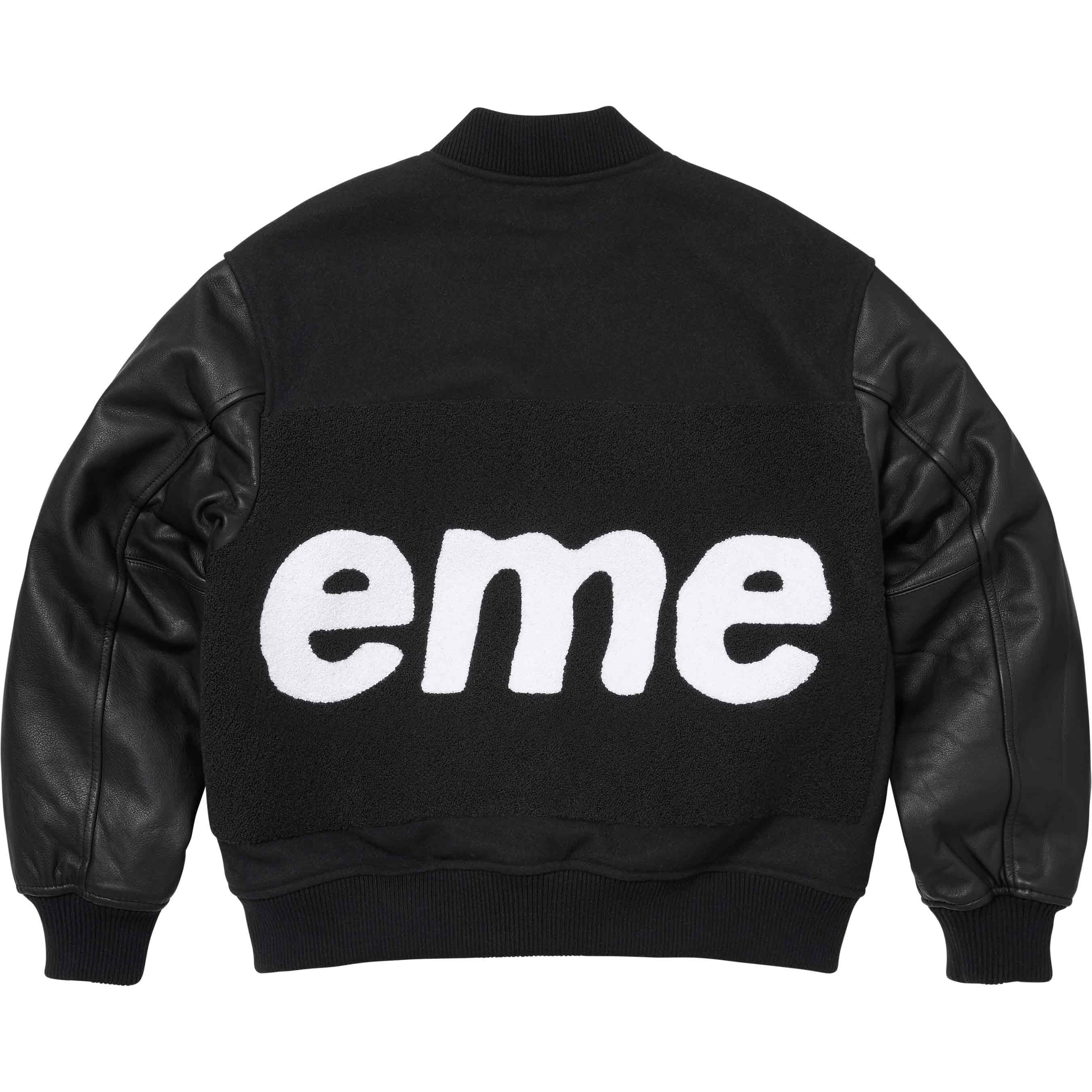 Big Logo Chenille Varsity Jacket view 7